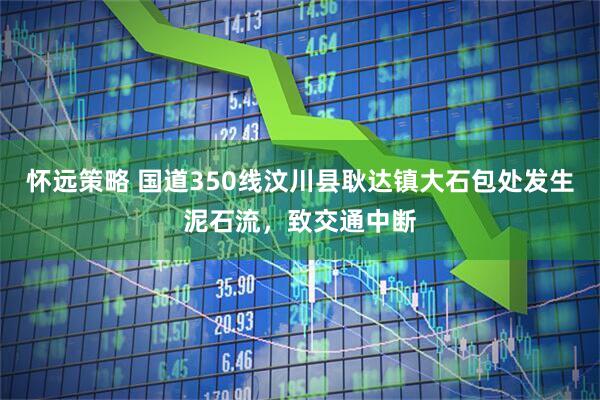怀远策略 国道350线汶川县耿达镇大石包处发生泥石流，致交通中断