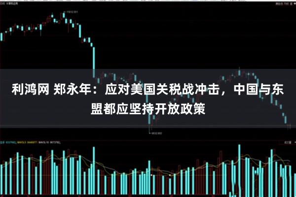 利鸿网 郑永年：应对美国关税战冲击，中国与东盟都应坚持开放政策